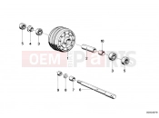 BMW Motorrad BMW CLASSIC 1981 R-Boxer R65 Wheel hub, front