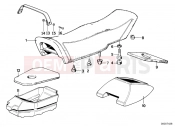 Bench seat - BMW Motorrad R65LS 1981