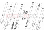 DUCATI Monster 796 ABS - DMT 024 - FRONT FORK (2) » FRONT SUSPENSION