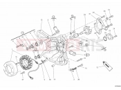 DUCATI 2014 Superbike 848 GENERATOR COVER - WATER PUMP » COOLING SYSTEM