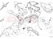 DUCATI 2014 Superbike 899 Panigale ABS NUMBER PLATE HOLDER - TAIL LIGHT - (AUS) » LIGHTING SYSTEM