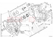 DUCATI 2014 Superbike 899 Panigale ABS 010 - HALF-CRANKCASES PAIR » ENGINE CASE