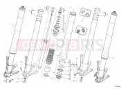 DUCATI 2014 Diavel STRADA FRONT FORK » FRONT SUSPENSION