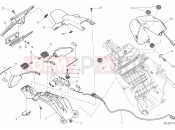 DUCATI 2014 HYPERMOTARD SP NUMBER PLATE HOLDER - TAIL LIGHT » LIGHTING SYSTEM