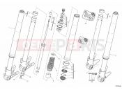 DUCATI Monster 1100 EVO ABS 024 - FRONT FORK (2) » FRONT SUSPENSION