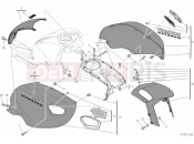 DUCATI 2013 Monster 1100 EVO ANNIVERSARY FAIRING » PLASTICS