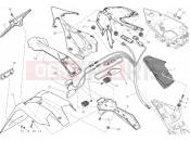 DUCATI 2013 Superbike 1199 Panigale ABS NUMBER PLATE HOLDER - TAIL LIGHT - (AUS) » LIGHTING SYSTEM