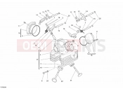 DUCATI 2013 Monster 696 VERTICAL CYLINDER HEAD » VALVE DRIVE