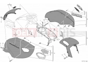 DUCATI 2013 Monster 696 ANNIVERSARY FAIRING » PLASTICS