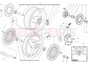 DUCATI 2013 Monster 696 ANNIVERSARY WHEELS » FRONT WHEEL