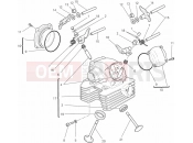 DUCATI 2013 Monster 696 ANNIVERSARY VERTICAL CYLINDER HEAD » VALVE DRIVE