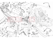 DUCATI Monster 796 ABS ANNIVERSARY EXHAUST SYSTEM » EXHAUST SYSTEM