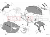 DUCATI Monster 796 ABS ANNIVERSARY FAIRING » PLASTICS