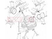 DUCATI Monster 796 ABS ANNIVERSARY VERTICAL CYLINDER HEAD » VALVE DRIVE