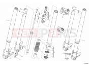 DUCATI Superbike 848 21A - FRONT FORK (1) » FRONT SUSPENSION