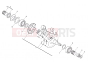 HUSQVARNA 2013 TE 449-511 CRANK SHAFT