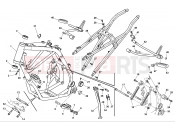 FRAME - FOOTRESTS - Husqvarna SMR 511 2012