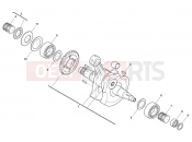 CRANK SHAFT - Husqvarna TC 449 2012