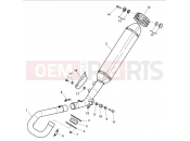 EXHAUST SYSTEM - Husqvarna TC 449 2012
