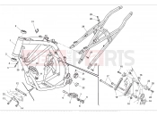 FRAME - FOOTRESTS - Husqvarna TC 449 2012