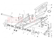 HUSQVARNA 2012 CR 65 REAR SWING ARM