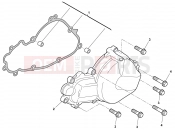 HUSQVARNA 2011 TE 449-511 GENERATOR COVER