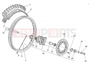 FRONT WHEEL - Husqvarna SMS-WRE 125 2007