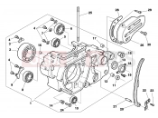 HUSQVARNA 2004 TE 510 CENTENNIAL CRANKCASE CARTER L.H.