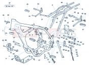 HUSQVARNA 2004 TE 510 CENTENNIAL FRAME - FOOTRESTS