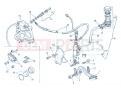 HUSQVARNA 2004 TE 510 CENTENNIAL REAR BRAKE SYSTEM