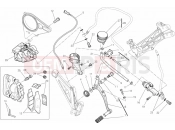 DUCATI Diavel REAR BRAKE SYSTEM » BRAKING SYSTEM