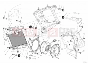 DUCATI Diavel RADIATOR, WATER,RH » COOLING SYSTEM