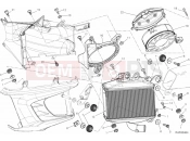 DUCATI Diavel BRA RADIATOR, WATER, LH » COOLING SYSTEM