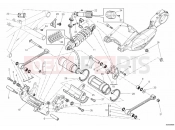 DUCATI Diavel CROMO REAR SHOCK ABSORBER » SWING ARM