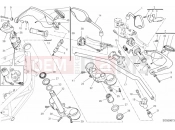 DUCATI HYPERMOTARD SP HANDLEBAR AND CONTROLS » HANDLE BAR