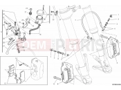 DUCATI HYPERMOTARD SP FRONT BRAKE SYSTEM » BRAKING SYSTEM