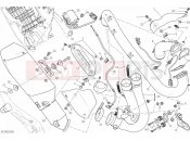 DUCATI 2013 HYPERSTRADA EXHAUST SYSTEM » EXHAUST SYSTEM
