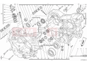 DUCATI 2013 HYPERSTRADA HALF-CRANKCASES PAIR » ENGINE CASE