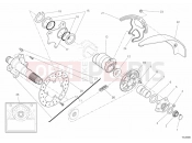 DUCATI Hypermotard 1100 EVO HUB, REAR WHEEL » REAR WHEEL