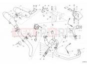 DUCATI 2012 Hypermotard 1100 EVO SP EXHAUST SYSTEM » EXHAUST SYSTEM