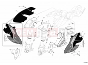 DUCATI 2012 Hypermotard 1100 EVO SP FAIRING » PLASTICS