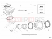 DUCATI 2012 Hypermotard 1100 EVO SP CYLINDER - PISTON » ENGINE CASE