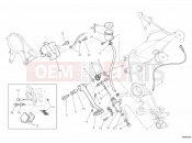 DUCATI 2012 Multistrada 1200 ABS REAR BRAKING SYSTEM » BRAKING SYSTEM