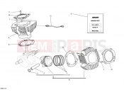 DUCATI 2012 Monster 659 CYLINDER - PISTON » ENGINE CASE