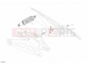 DUCATI 2012 Monster 696 REAR SHOCK ABSORBER » SWING ARM