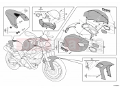 DUCATI Monster 696 ABS MONSTER ART FAIRING » PLASTICS
