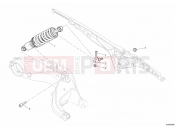 DUCATI 2012 Monster 796 ABS REAR SHOCK ABSORBER » SWING ARM