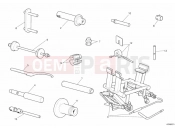 DUCATI 2012 Superbike 848 EVO Corse SE WORKSHOP SERVICE TOOLS, FRAME » FRAME