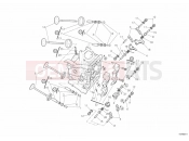 DUCATI 2012 Superbike 848 EVO Corse SE HORIZONTAL CYLINDER HEAD » VALVE DRIVE