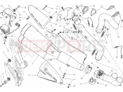 DUCATI 2012 Diavel Carbon BRA EXHAUST SYSTEM » EXHAUST SYSTEM
